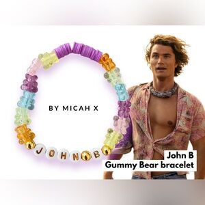 OBX • Outer Banks • John B gummy bear bead bracelet • Pogue